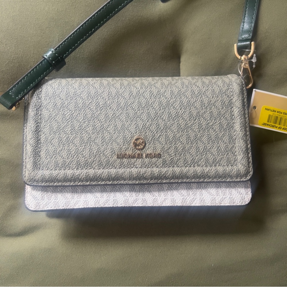 Michael Kors Green Crossbody Bag — Brand New With Tags
